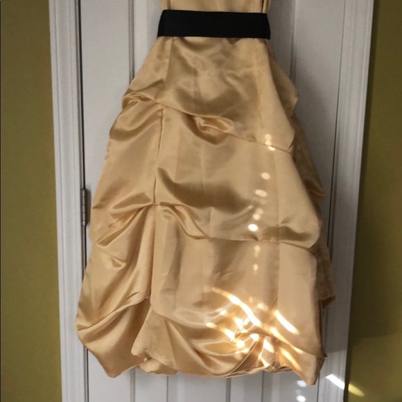 Gold and black size 12 youth dress - Picture 2 of 3